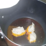 Frying egusu for ishapa soup.png